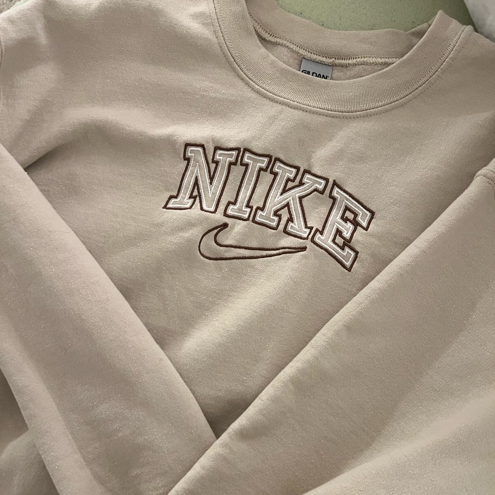Embroidered Nike Crewneck